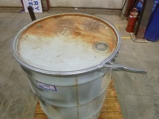 50 Gallon Drum, C/w Lid and Lock (W-R-2-17)