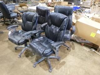 Qty Of (4) Task Chairs *Note: Some Damage On Arms Of Chairs*