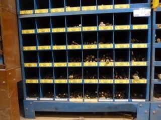 40 Hole bolt Bin w/ Assorted Bolts 