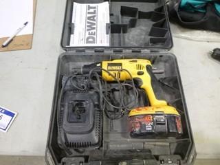 Dewalt DC520 Cordless Drywall / Deck Screwdriver, C/w  Battery, Charger and Case (W-4-2-3)
