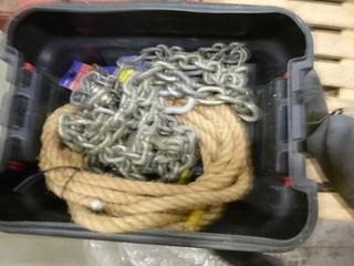 Quantity of Chain, Slings and Rubber Matting