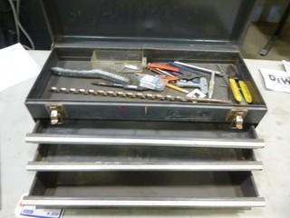 3 Drawer Tool Box, 21" x 9" x 11" (W-5-2-1)