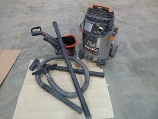 Ridgid 16 Gallon Shop Vacuum, 6.5 HP, Hose and Attachments