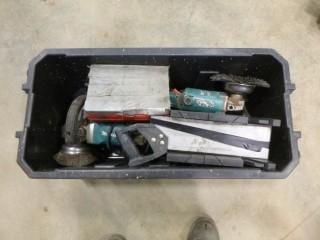 Makita 5" Grinder, Makita 7" Grinder, Dewalt 5" Palm Sander, Assortment of O-Rings (W-5-2-3)