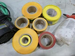Mastercraft 1" Submersible Pump, Coleman Cooler, Caution and Danger Tape (W-5-2-3)
