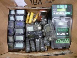 MSA Altair 4 Automated Test System, (30) Assorted Gas Detectors