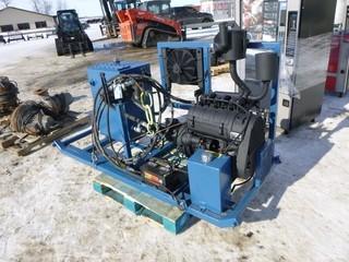 Diesel Powered Hydraulic Power Pack, C/w Lombardi 3 Cyl Diesel Engine, Model 5LD825-3/B1, S/N 2868358