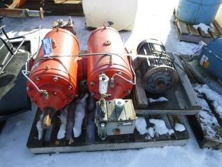 (2) Eagle Compressor Pumps, Model HD220, Sew - EuroDrive Electric Motor, 460V, AC