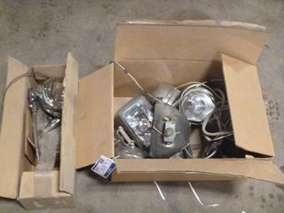 Qty of Misc Lights, Spot Lights, Manual Search Light, Various Wattage and Styles