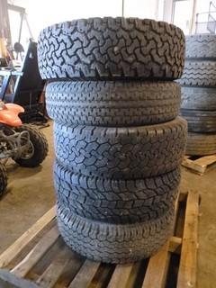 (5) Assorted Pick Up Tires *NOTE: Tread Worn Out*