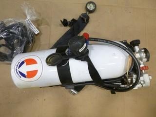 Sperian Air Pack, C/e With Tank-Regulator, Back Board and Face Mask