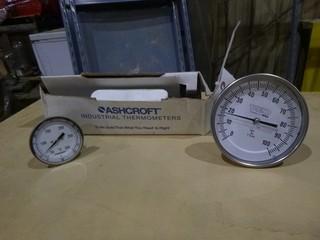 3in Ashcroft Temperature Gauge And 5in Temperature Gauge