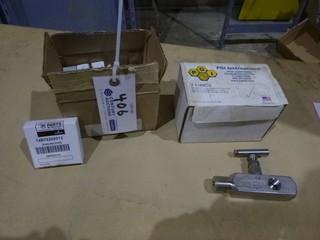 Qty Of Packing Rings, NPT Valve Assemblies, 3/4in Male And 1/2in Female Stainless Bodies