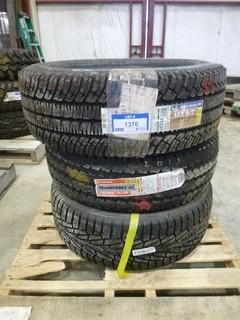 (1) Michelin LTX Lt275/65R20, (1) Firestone Transforce AT LT285/60R20, (1) Nokian Tyres 275/60R20 (W-R-2-15)
