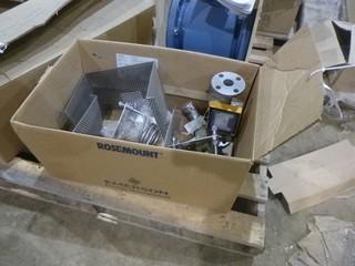 Platon Pressure Gauge, (2) Model Pressurized Gas Fitters And Century Double Block Gauge Valve