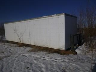 20ft Skid Mounted Water Tank Trailer C/w Compressor And Furnace *Note: Item Located Offsite, Buyer Responsible For Load Out*