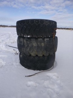 Qty Of (3) Pull Tires *Note: Item Located Offsite, Buyer Responsible For Load Out*