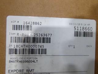 Rosemount 848T Foundation Fieldbus High Density Temperature Transmitter, Model 8948TFN65002QT4LT, S/N 0000745 (E-1-4-3)
