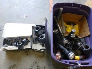 Quantity of Streamlight Rechargeable SL-20X Flashlights with Chargers and Parts