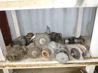 Qty of Used Alternators and (1) Starter