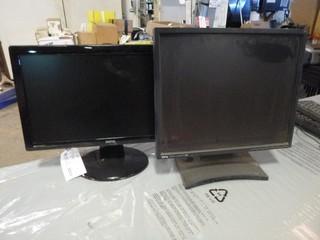 (2) Benq Computer Monitor