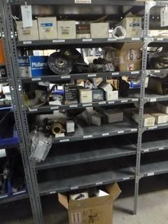 Qty of Parts On Shelves, Valves, Regulators and Misc Parts *Note: Shelves Not Included*