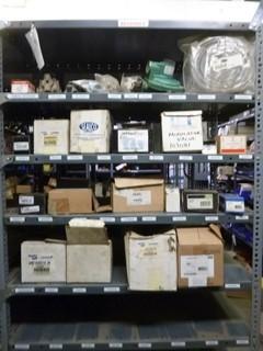 Qty of Parts On Shelves, Valves, Regulators *Note: Shelves Not Included*