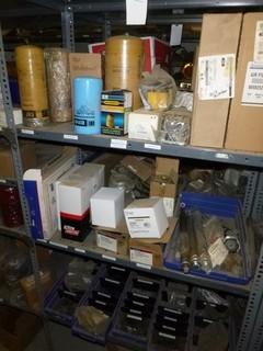 Qty of Filters On Shelves, Bolts, Washers, Nuts, and Misc Parts *Note: Shelves Not Included*