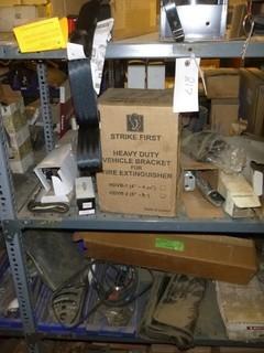 Qty of Parts and Pcs On Shelves, Torch Regulator, Brackets, Misc Truck Accessories *Note: Shelves Not Included*