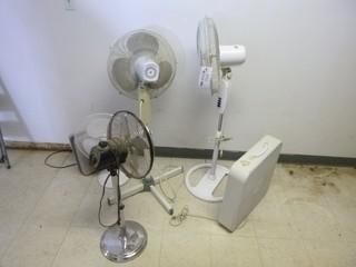 Qty of Floor Fans and Space Heater