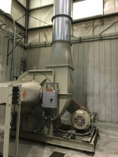 2011 New York Blower Series 30 GI 504 BP 18,000 CFM Mill Fan S/N F07280 105. *Dismantled in Transportable Sections & Ready for Loading at Buyers Expense*