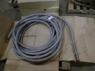 (2) Steel Braided Hoses