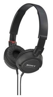 Sony Stereo Headphones Powerful High Quality Sound, Black MDR-ZX110