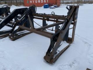 *SOLD*  Wheel Loader Pipe Grapples, Fits IMAC, Center to Center 30.5"