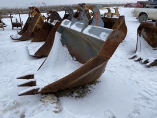 26" x 80" Ditch V Bucket, SEC fits WBM 250 Series