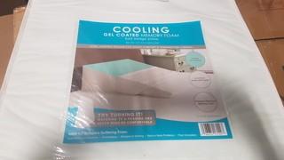 Cooling Gel Coated Memory Foam Bed Wedge Pillow 24"x22"x7" 
