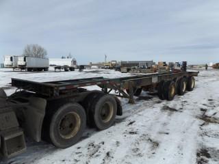 1995 Mond 40'-53' Expandable Triaxle Container Chassi c/w 11R22.5 Tires. S/N 2MN324189S1001303.