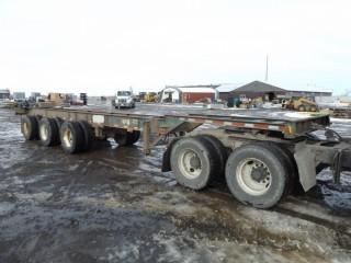 1995 Mond 40'-53' Expandable Triaxle Container Chassi c/w 11R22.5 Tires. S/N 2MN324189S1002144.