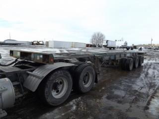 2000 Max-Atlas 40'-53' Expandable Triaxle Container Chassi c/w 255 70R22.5 Tires. S/N 2V9CS43311S008158.
