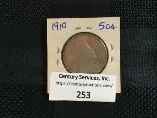 1910 Fifty Cent.