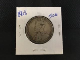 1918 Fifty Cent.