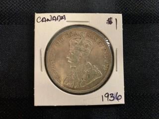 1936 One Dollar.