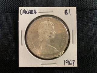 1967 One Dollar.