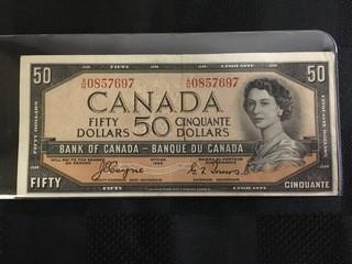 1954 Fifty Dollar Devils Face Coyne/Towers.