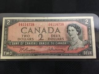 1954 Two Dollar Beattie/Rasminsky.