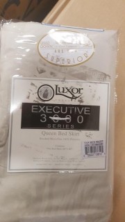 Luxor Executive 3000 Series Bed Skirt, Tan, Queen 