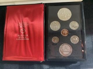 1975 Double Dollar Proof Set,  Calgary Silver.