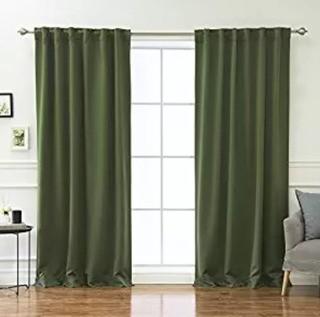 BHF Black Out Curtain Panel, Green 