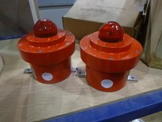 (2) Medc Explosion Proof Strobes 