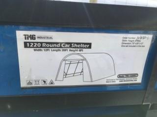 Unused 12'x20' Round Car Shelter.